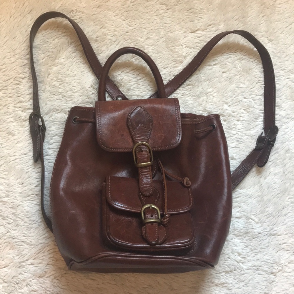 Vintage 💫 100% Genuine Leather Backpack